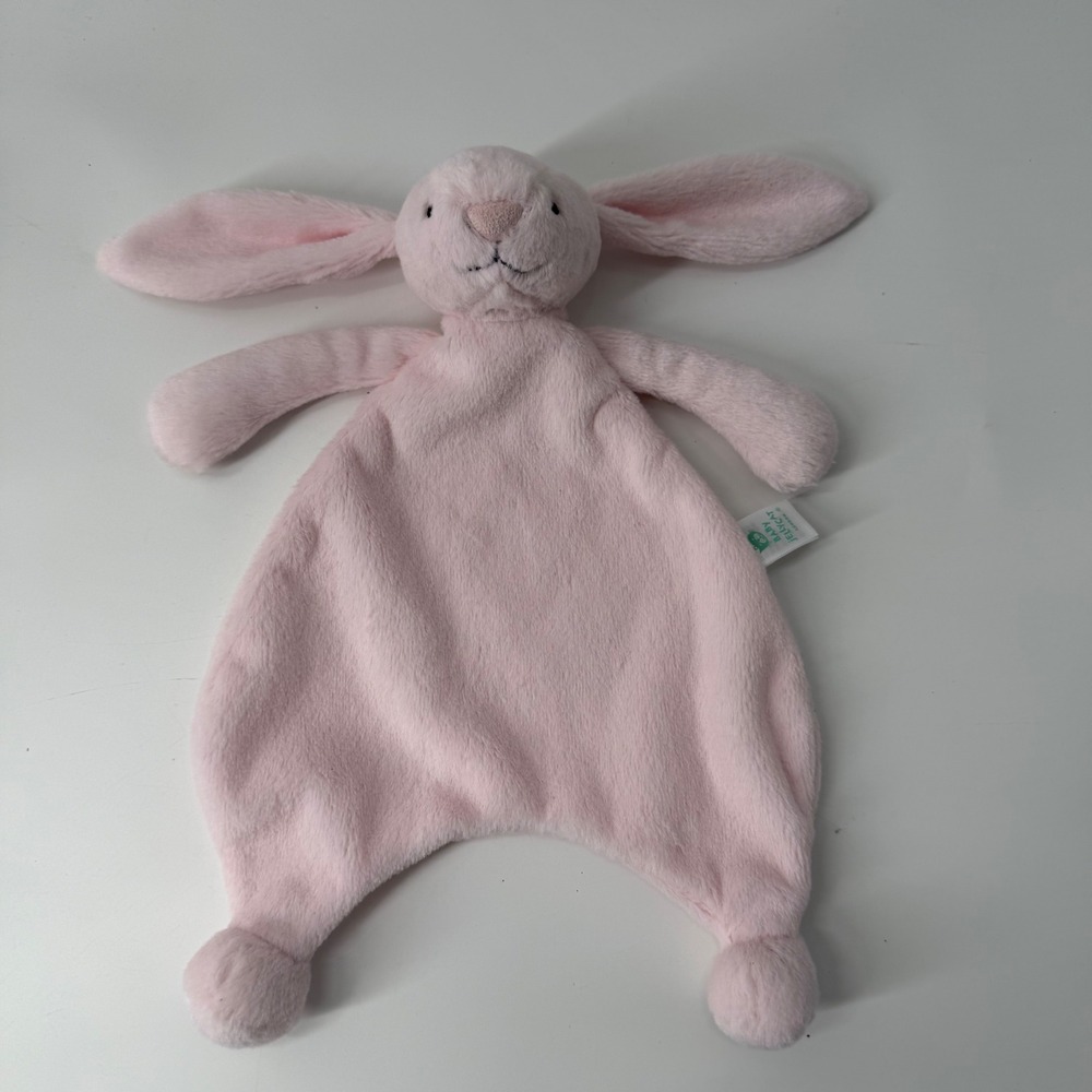 Jellycat Bashful Pink Bunny Soother Baby Security Blanket CMF4BP Plush Toy